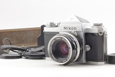  Near MINT  Nikon F Eye Level Film Camera H Auto 50mm f/2 Lens From JAPAN