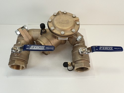 #ad Febco LF825YA LF825YA QT FS Reduced Pressure Zone Backflow Preventer Valve 2quot; $1799.00