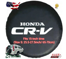 For Honda Crv R-v Spare Tire Cover Back Wheel Bag Protector 15in Size 2627cm