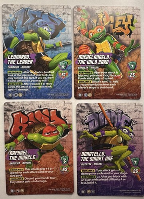 #ad Leonardo Donatello Michelangelo Raphael Teenage Mutant Ninja Turtle Universus $5.00