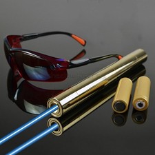 Outdoor Handheld Flashlight Cyan 488nm Adjustable Focus Visidle Beam Case US