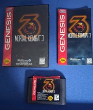Mortal Kombat 3 Sega Genesis, 1995 Complete CIB Tested/Works Authentic