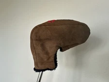 Taylormade Original Leather Suede Blade Putter HeadCover Golf Club Cover Vintage