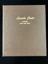 Partial Set DANSCO Coin Album # 8100 Lincoln Cents Including Proof Only Issues