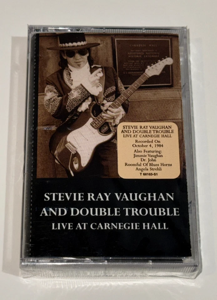 Stevie Ray Vaughan SEALED Cassette Lot Greatest Hits Vol 2 Live At Carnegie Hall - Image 4 of 4