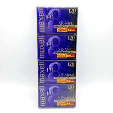 New 4 Pack Maxell XR-Metal Hi8 120 Digital 8 Videotapes Blank Video Tape Japan