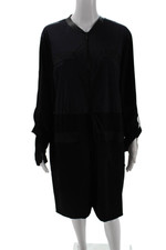Elie Tahari Women Black Long Sleeve Jumpsuit Size XL