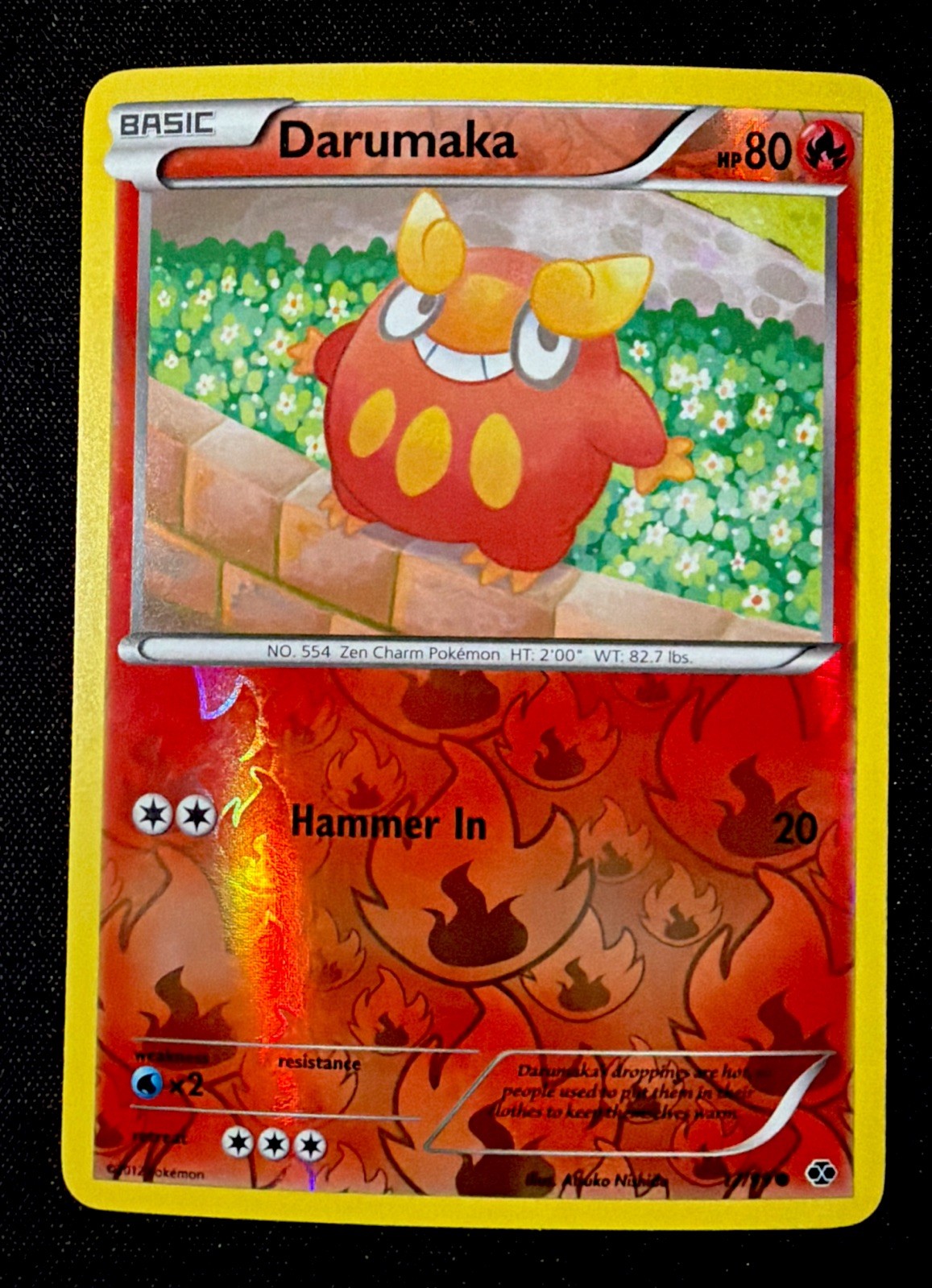 Darumaka 17/99 Common Next Destinies Pokemon Reverse Holo NM