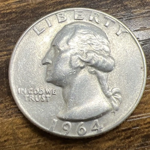 1964-D Uncirculated Washington Quarter Actual Coin Checkout My Other Inventory