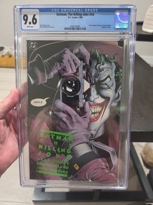 Batman the Killing Joke CGC 9.6 Joker Cripples Batgirl Embossed DC Comics Book