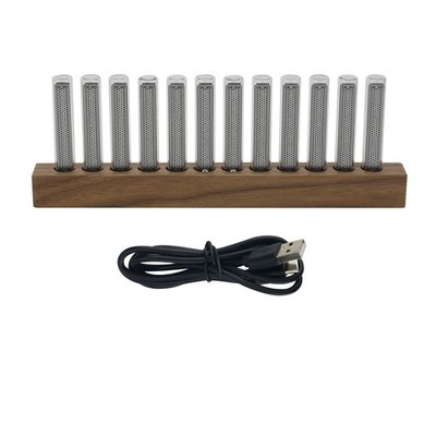 DC5V LED Audio Spectrum Light Music Rhythm Light with 12 Adjustable Nixie Tube