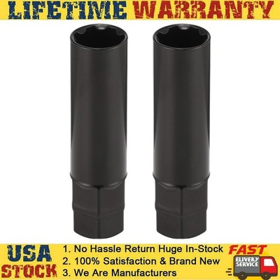 2pcs Black Socket Key Tool for 7 spline Lug Nuts | 19mm, 3/4'', 21mm, 13/16'' -