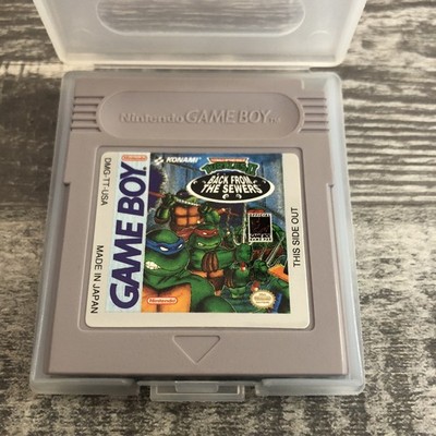 Teenage Mutant Ninja Turtles II 2 Back from the Sewers Nintendo Game Boy TMNT