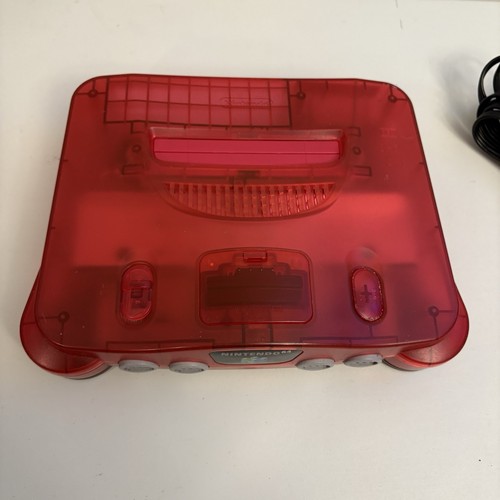 Nintendo 64 N64 Watermelon Console US W/ Authentic Controller Funtastic Tested - Picture 6 of 11