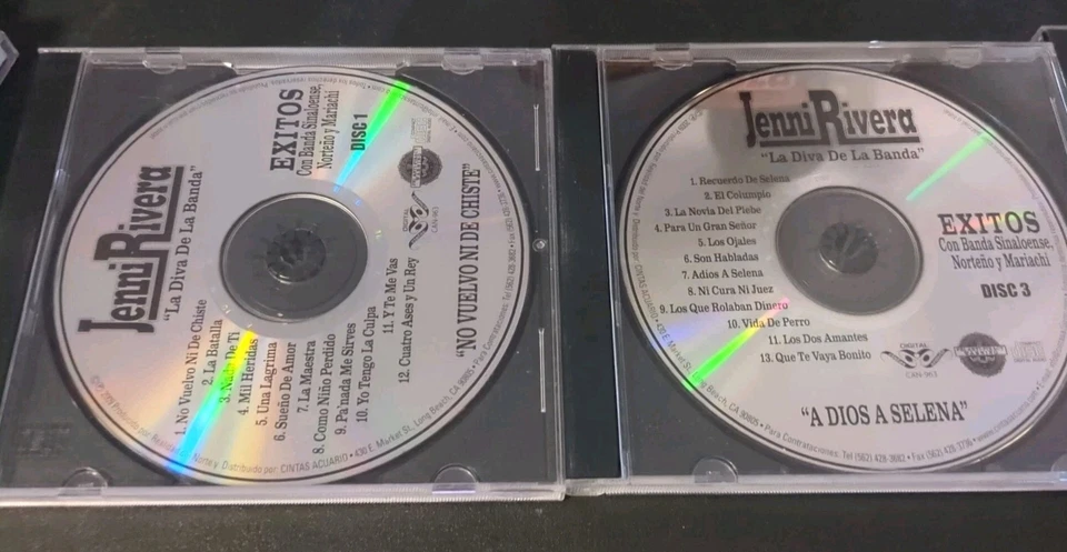 Jenni Rivera Exitos Con Banda Sinaloense 3 CD Set Edición Especial De Exitos - Image 4 of 4
