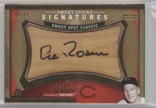 2005 Upper Deck Sweet Spot Classic Sticks Signatures 15/35 Al Rosen #AR Auto q3x