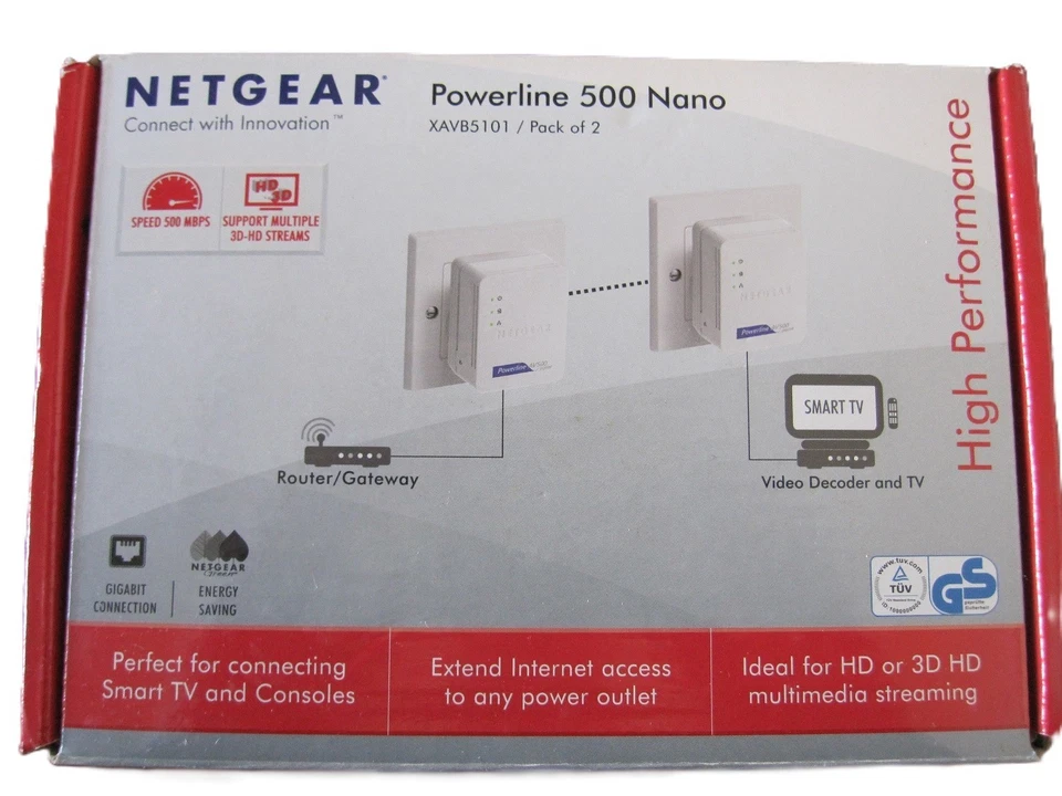 Neatgear XAVB5101 Powerline 500 Nano - Imagen 2 de 4