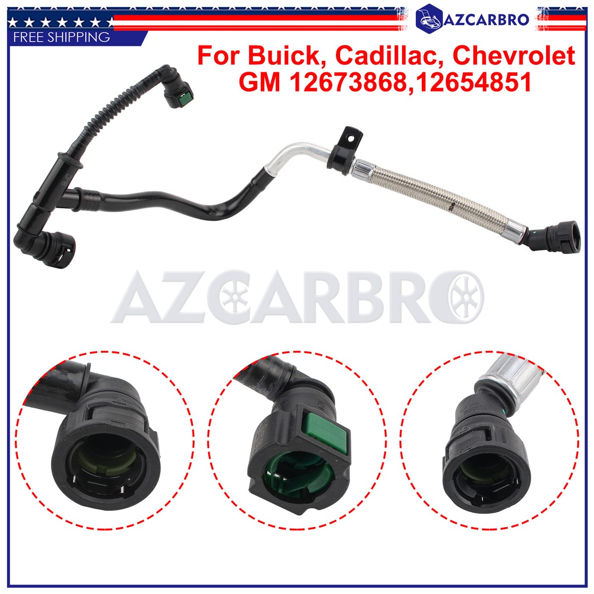 New For GM Positive Crankcase Ventilation PCV Tube 12673868