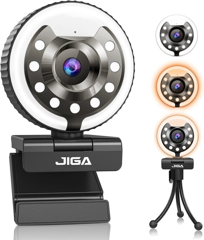 1080P Streaming Webcam with Microphone for PC