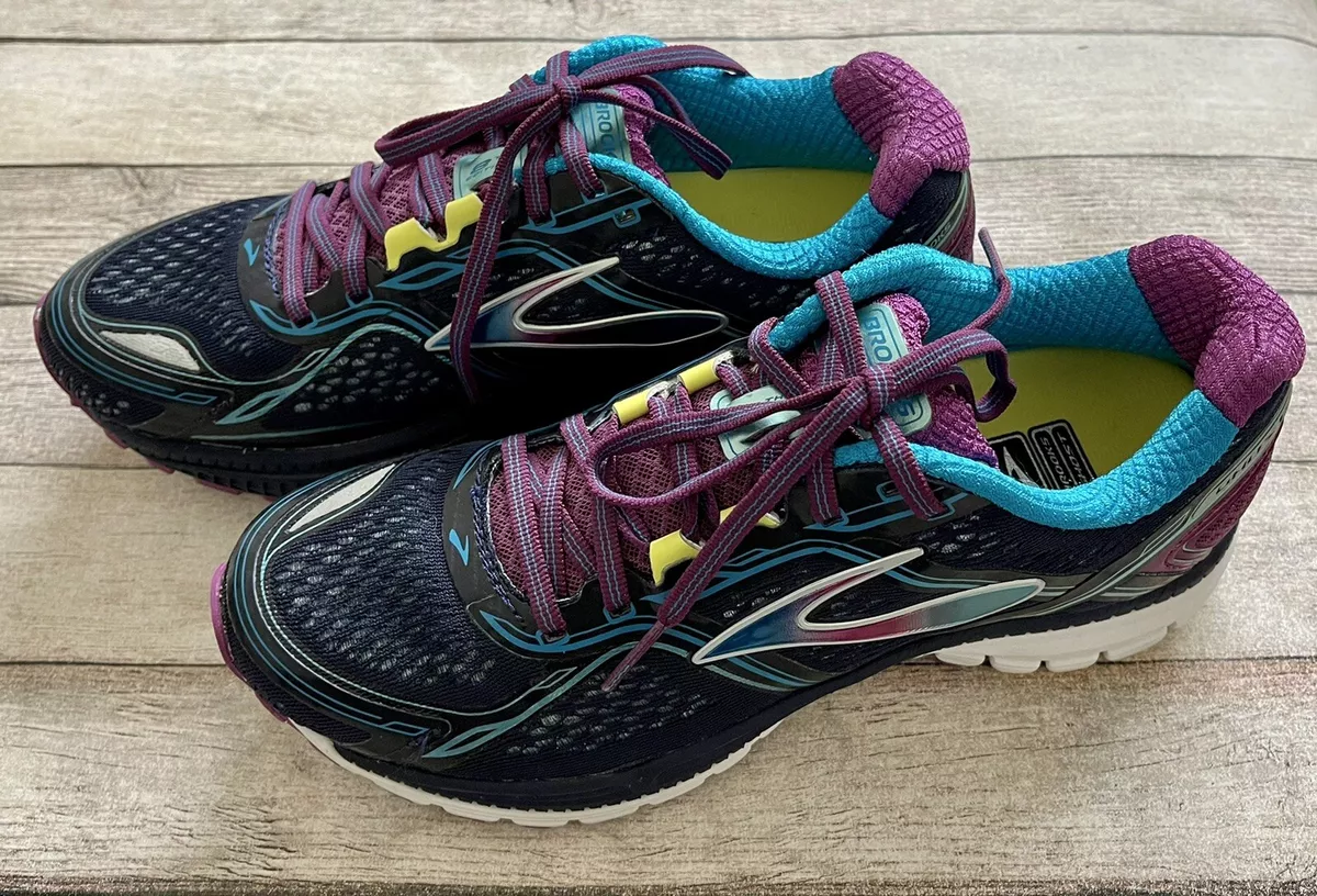 BROOKS Ghost 8th Edition Blue purple Running Shoes Women s Size 8