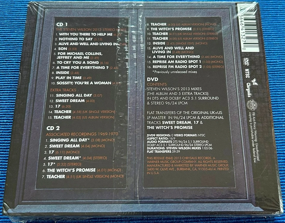 Jethro Tull: BENEFIT - 2CD + DVD - Deluxe Edition Box Set - US-Import 2013 - NEU - Bild 2 von 4