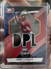 2021 Panini Elite Extra Edition DPL BLACK Material Leny Carela #DPLM-LC - MINT