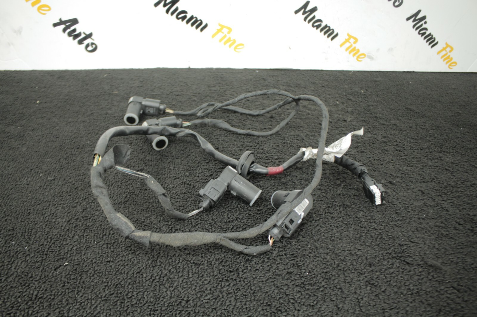 2014 MASERATI GRANTURISMO S REAR BUMPER PARKING SENSORS WITH WIRING HARNESS OEM