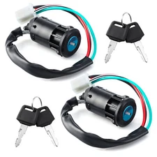 2Set Ignition Switch Key 4Wire for 50 70 90 110CC 125CC 150CC 200CC 250CC TaoTao