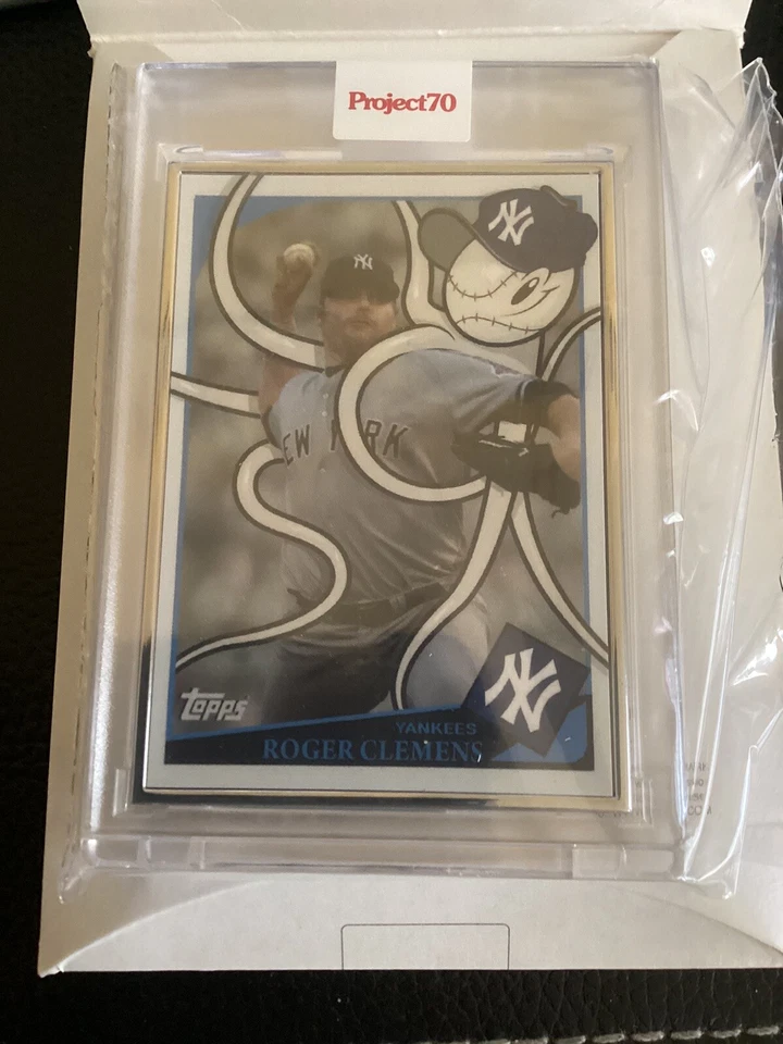Topps Project 70 Card 36 2015 Roger Clemens by 'CRAOLA' - Artist Proof #27/51 - Image 2 of 3