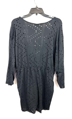 Dotti Women's Black Long Sleeve Coverup Dress Size Small | eBay