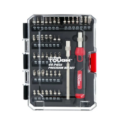 Hyper Tough Precision Multi-Type Screwdriver Bits 44-Piece Set FREE SHIPPING