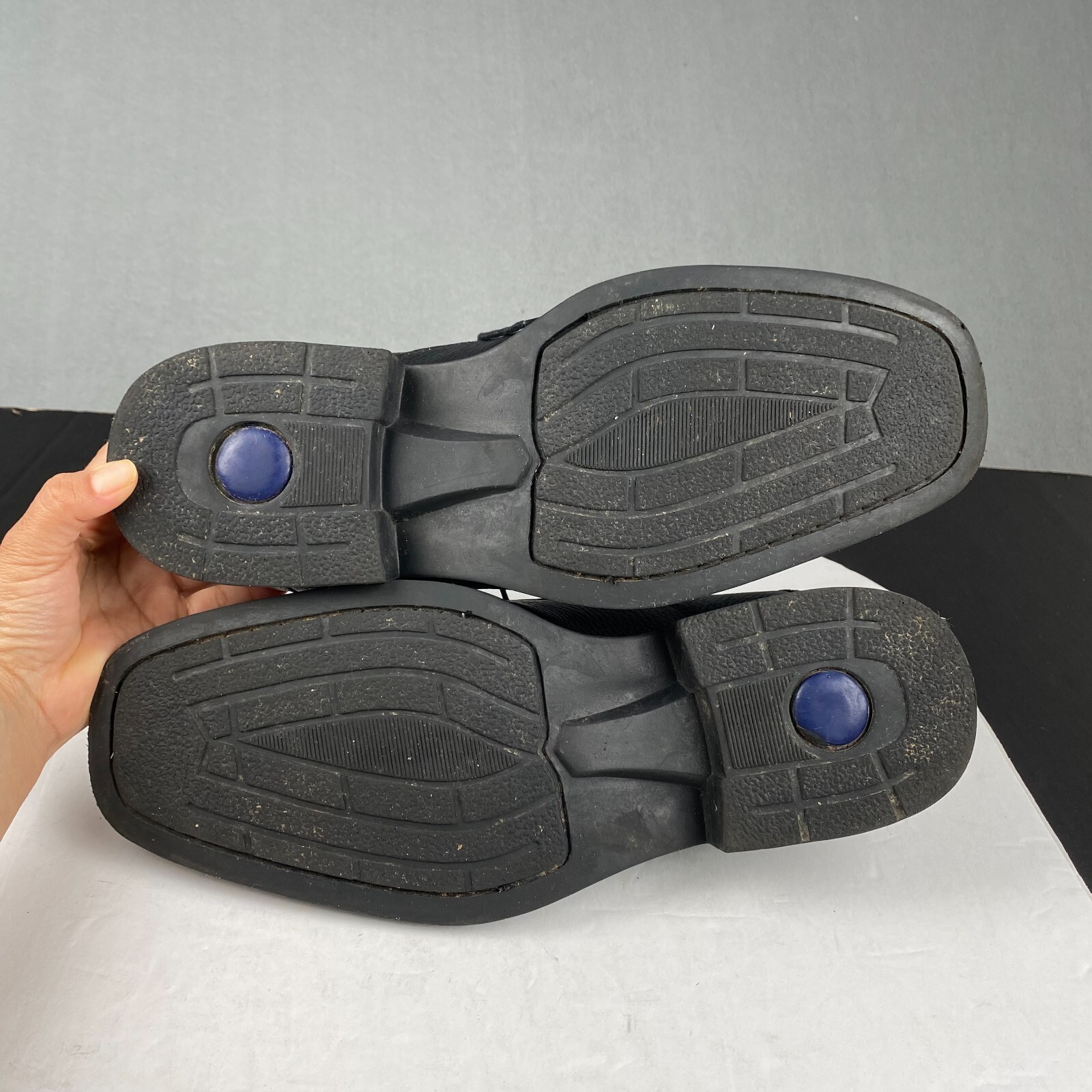 SAOLA Scarpe derby Belvedere Studio Bay Bridge in pelle nera taglia 13 EEE scarpe da abito