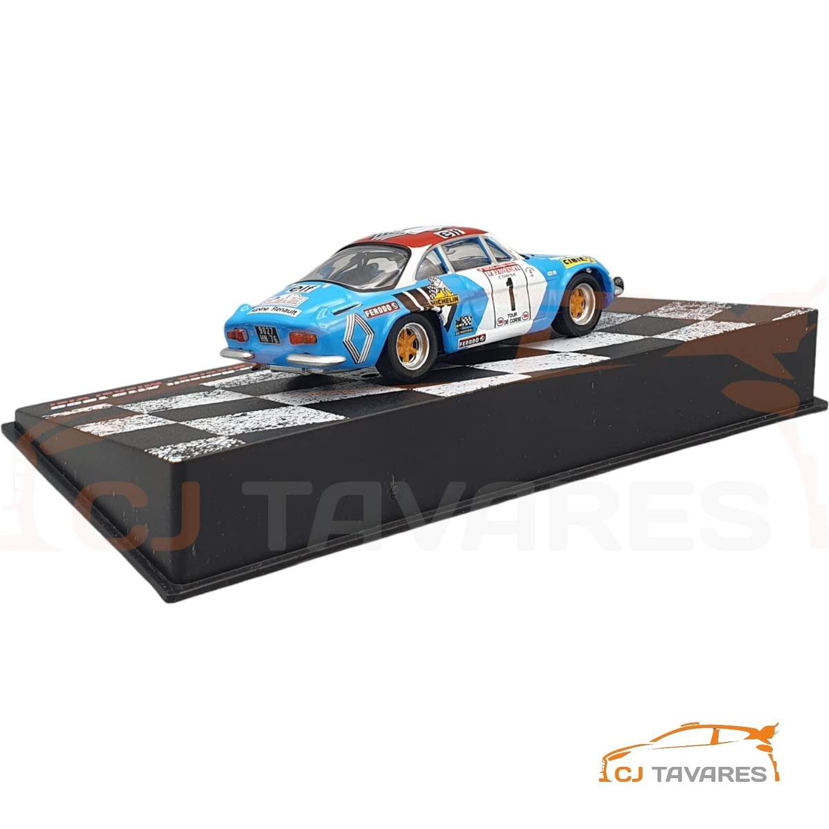 ALTAYA RENAULT ALPINE A 110 1800 #1 J P NICOLAS RALLY TOUR DE