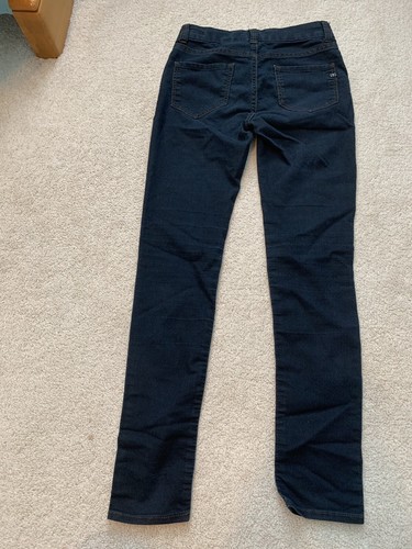 Pantalones de mezclilla azul oscuro para niñas talla 10 - Imagen 2 de 2