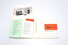 Leica M3 Ernst Leitz GMGH Wetzlar Germany Instruction / Brochure Full Book