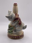 Fitz and Floyd Ceramic Christmas Cat Kitten Holiday Bell Holly Mistletoe — photo 4