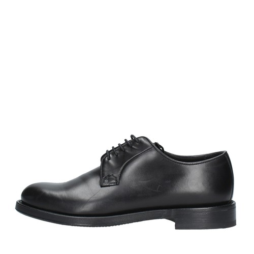ZV0642 Scarpe Stringate ORTIGNI 1930 PER BONVICINI Uomo Nero | eBay
