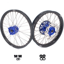 Kke 2119 Wheels Rims Fit Kawasaki Kx250f Kx450f 2006-2018 Blue Spoked Dirt Bike Kke 2119 Wheels Rims Fit Kawasaki Kx250f Kx450f 2006-2018 Blue Spoked Dirt Bike