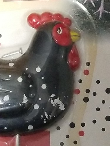 Magnetic ROOSTER HOOK; holds Potholders,Dishcloths,Utensils,Aprons,Keys & More - 第 5/7 張圖片
