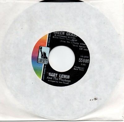 GARY LEWIS AND THE PLAYBOYS - GREEN GRASS / I CAN READ BETWEEN THE LINES