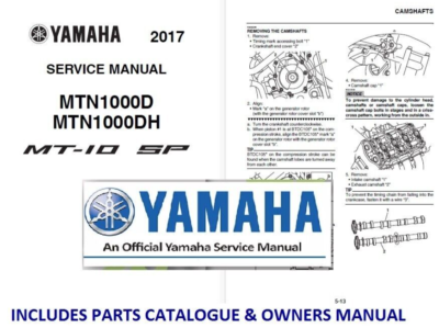 Yamaha MT-10 MT-10 SP Workshop Service Repair Manual 2017 - 2021