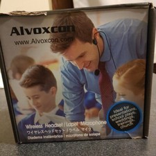 Alvoxcon Wireless Headset Lavalier Microphone System Wireless Lapel Mic TG210