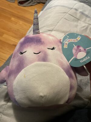 Squishmallows 5  Nabila the Narwhal Sea Life Limited Edition Costco Plush Toy