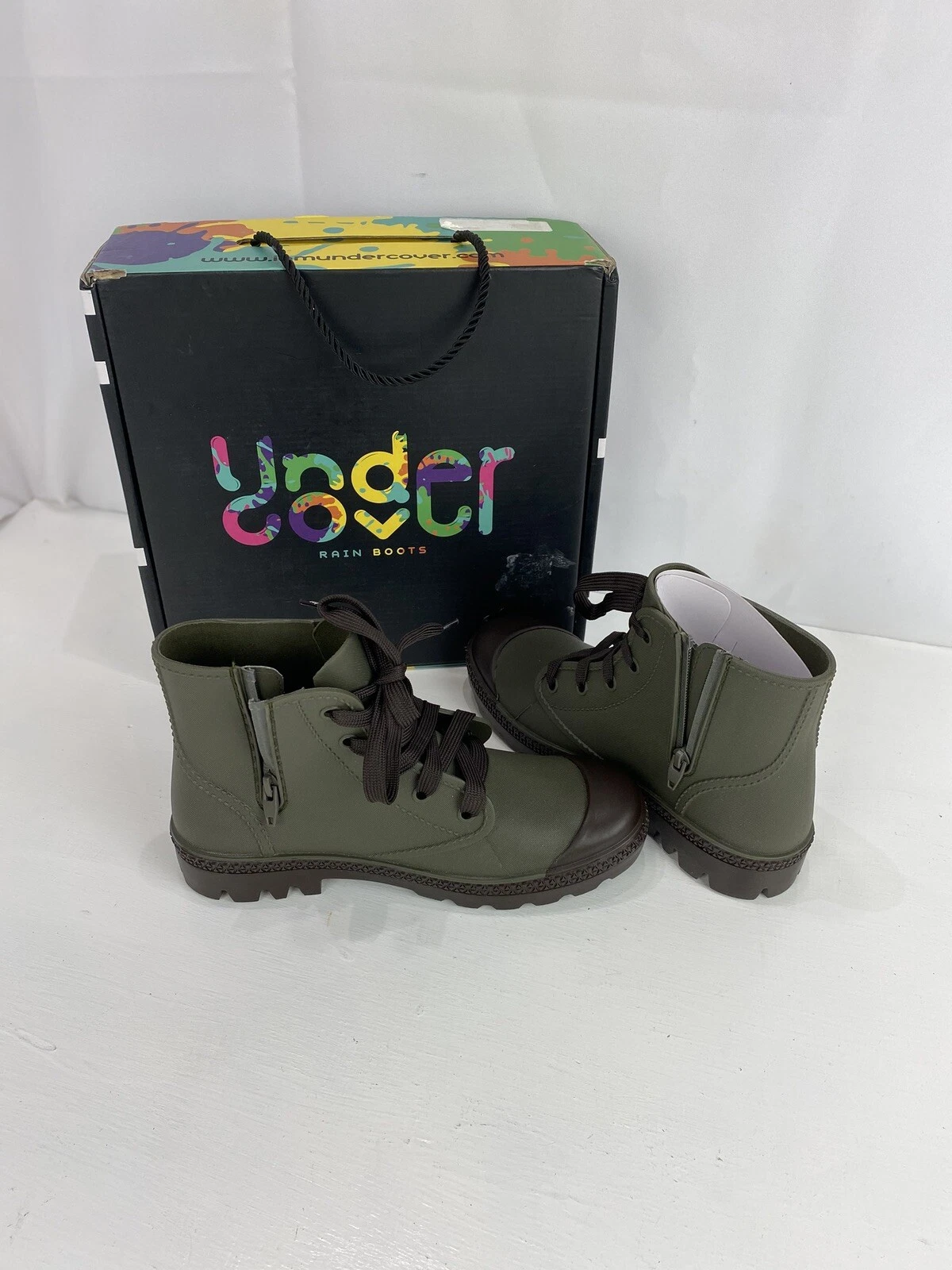 I AM UNDERCOVER Short Rain Boots for Women Ι Design Rain Boots Ι Fishing Boots