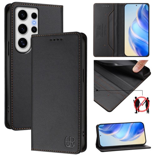 For Samsung Galaxy S25 S24 S23 S22 S21 Plus Ultra FE Leather Wallet Case Cover - Picture 15 of 43