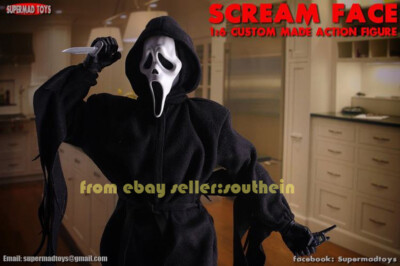 スクリーム 1~6 Supermad Toys 1/6 Scream Mask Doll With Head Sculpture Solid