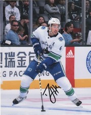 Vancouver Canucks Michael Del Zotto Autographed Signed 8x10 Photo COA C