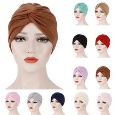 Muslim Women Indian Bonnet Chemo Cap Hijab Turban Hats Beanie Head Scarf Wrap