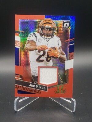 2023 Optic Joe Mixon Optic Threads #DT-JM Bengals plus extras