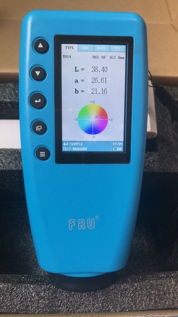 FRU Wr-10qc Φ 8mm Portable Digital Colorimeter Color Analyzer Tester ...